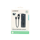 LBT - Lampe torche 5 000 mAh avec câble USB-C vers USB-C-Lampe torche et batterie externe 2 en 1 pour une utilisation polyvalente