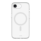 AXS - Ultra Clear Étui MagSafe testé contre les chutes pour Apple iPhone 16e - Transparent-Protection anti-UV pour afficher clairement le design original de votre cellulaire