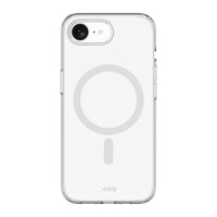 AXS - Ultra Clear Étui MagSafe testé contre les chutes pour Apple iPhone 16e - Transparent-Protection anti-UV pour afficher clairement le design original de votre cellulaire