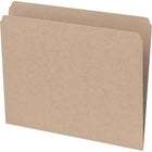 Staples - Chemises de classement recyclées, coupe droite, format lettre, sable naturel-1