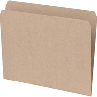 Staples - Chemises de classement recyclées, coupe droite, format lettre, sable naturel-1