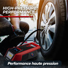 Bullseye - Gonfleur de pneu 12 V CC avec manomètre numérique-Conception maniable : un tuyau d'air flexible de 18 po offre une flexibilité et une maniabilité facile pendant le processus de gonflage