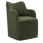 Modway - Cordelle Mélange de lin Chaise pivotante d’accent - Sauge-Chaise pivotante d’accent
