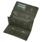 Roots - Portefeuille d'embrayage de poche pour dames - Olive-Poches fendues