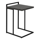 Monarch Specialties - 3634 Table D'Appoint - 25 po H/Gris/Metal Noir-1
