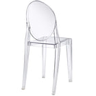 Modway - Casper Chaises de salle à manger Ensemble de 4 - Clair-Acrylique robuste