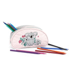 Louis Garneau - Koala coffre crayons demi lune 2 compartiments-Dimensions: 24 x 7 x 13 cm