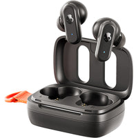 Skullcandy - Écouteurs intra-auriculaires sans fil Dime 3 - Noir-Supreme Audio - entraînez-vous, détendez-vous, skatez en écoutant vos morceaux préférés. Écoutez chaque battement de votre musique et laissez les basses exploser ! Nous mettons un micro dans chaque écouteur vous permettant d'avoir 1 écouteur dedans et de laisser l'autre dans le boîtier, d'appeler et d'entendre le son extérieur en même temps.