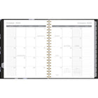 Mead - Agenda hebdomadaire/mensuel bleuet 2025 - 11 po H x 8 1/2 po l - Multicolore - Bilingue-Un mois sur 2 pages avec des blocs quotidiens non lignés pour la planification ouverte, plus une section pour les notes et des calendriers de référence des mois passés / futurs