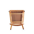 Manhattan Comfort - Lot de 4 chaises de salle à manger Giverny 46 cm style industriel chic - Nature-10