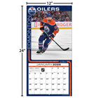 Turner Sports - 2026 Oilers D'edmonton Calendrier mural de l'équipe Mensuel - 30,5 cm l x 30,5 cm H - Anglais-Format : 30,5 cm L x 61,0 cm H (ouvert)