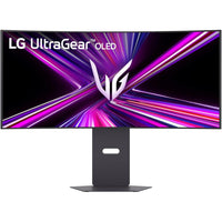LG - Moniteur de jeu incurvé UltraGear OLED WQHD 240 Hz 800R 34" 21:9-L’OLED WQHD de 34 pouces avec une courbe abrupte de 800R et une luminosité maximale de 1300 nits vous plonge au cœur de l’action, tandis qu’un taux de rafraîchissement de 240 Hz et un temps de réponse de 0,03 ms maintiennent le jeu incroyablement rapide et fluide