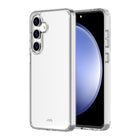 AXS - ULTRA CLEAR étui testé contre les chutes pour Samsung Galaxy S24 FE - Transparent-Protection anti-UV pour afficher clairement le design original de votre cellulaire