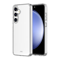 AXS - ULTRA CLEAR étui testé contre les chutes pour Samsung Galaxy S24 FE - Transparent-Protection anti-UV pour afficher clairement le design original de votre cellulaire