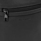 CHAMPS - Collection Onyx Sac à bandoulière vertical - Noir-Fermeture à glissière avant