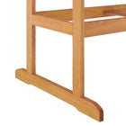 Modway - Hatteras Rectangle de 59 po Terrasse extérieure Bois d’eucalyptus Table à manger, Naturel-Housse protecteur en métal doré