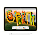 Apple - iPad 10eme generation, 10,9 po ecran Liquid Retina, Wi-Fi 6, puce A14 Bionic, 64 Go, iPadOS 16, Argent-Touch ID pour l'authentification securisee et Apple Pay