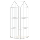 Qaba - Organisateur de rangement pour peluches - 47 x 47 x 132 cm-Le rangement pour jouets garde les peluches ensemble, rendant les pièces plus ordonnées
