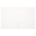 JAM PaperMD – Chemise lustrée à 2 pochettes, 9 1/4 x 11 1/2 (po), blanc, 100/boîte-2 pochettes
