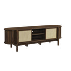 Modway - Reid 61 po Meuble TV, Noyer-Armoire TV 61 po
