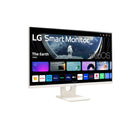 LG - Moniteur intelligent IPS Full HD 100 Hz 27 pouces avec webOS et haut-parleurs intégrés-Ce LG Smart Monitor est compatible avec Magic Remote. Disponible séparément, la télécommande LG Magic Remote permet de naviguer facilement dans votre contenu. Vous pouvez même contrôler le fonctionnement et lire votre contenu préféré par commande vocale