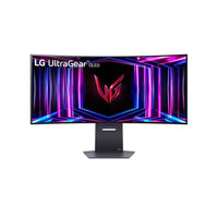LG - Moniteur gaming incurvé UltraGear OLED 800R 34 po | 21:9 Ultra-WQHD 240 Hz, DisplayHDR True Black 400-L'écran Ultra WQHD 21:9 de 34 pouces offre une vue 34 % plus large qu'un écran 16:9 standard. Vivez une immersion totale dans le nouveau monde du jeu vidéo