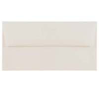 JAM Paper - Enveloppes d'invitation Monarch Strathmore - 3,875 po x 7,5 po - vélin blanc brillant - paquet de 50 (196556I)-Blanc brillant