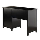 Winsome - Bureau d'écriture Delta, noir (22147)-Assemblage requis