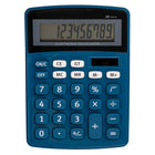 Pep Rally - Calculatrice - Bleu-Calculatrice de bureau à écran ACL incliné à 10 chiffres facile à lire