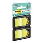 Languettes Post–it 1 po x 1,7 po – Vert vif – 50 languettes/distributeur – 2 distributeurs/paquet-Idéal pour marquer des documents sans écrire dessus