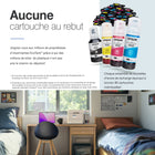 Epson - Imprimante multifonction couleur sans fil EcoTank ET-3950 à réservoirs d’encre géants – Blanc-L’imprimante à réservoirs d’encre géants la plus vendue au monde: Epson a inventé les imprimantes EcoTank pour révolutionner la façon d’imprimer. nous avons vendu 100 millions d’imprimantes EcoTank dans le monde entier et il s’agit de notre 7e génération d’imprimantes sans cartouches