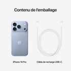 Apple - iPhone 18 Pro - 256 Go - Glacier - Débloqué-Fonctionnalités par satellite - Envoyez et recevez des textos dans l’app Messages, même quand vous êtes hors réseau. Et avec Détection d’accident, iPhone peut appeler les secours pour vous