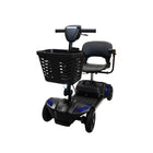 Mobile Patient Lift - Eleanor Scooter électrique motorisé - 41,3 po L x 19 po l x 34,6 po H - Bleu-Parcourez jusqu’à 12,4 milles avec une seule charge pour vos sorties prolongées et votre usage quotidien