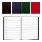 Blueline - Livre de notes A9 à couverture rigide - 9-1/4 po x 7-1/4 po - Couleurs assorties - paquet de 4-Reliure par collage et couverture rigide permettant une ouverture à plat pour une surface d'écriture stable et confortable
