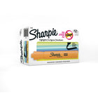 Surligneurs Sharpie à réservoir à encre liquide, pointe biseautée – Orange – Paquet de 12-Glisse en douceur pour un surlignage uniforme.