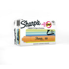 Surligneurs Sharpie à réservoir à encre liquide, pointe biseautée – Orange – Paquet de 12-Glisse en douceur pour un surlignage uniforme.