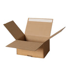 Spicers - Boîte postale à peler et coller - 6,37 po x 5,12 po x 3 po - Kraft - Paquet de 20-Boîte postale facile à assembler