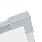 Crestline Products - Planche à effacer à sec à ossature en aluminium 36 po x 48 po-Les marqueurs d'effacement à sec écrivent et effacent proprement.