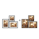 Decent Living - Cadre photo en bois massif - Couleur noyer - 14x18pouce - Paquet de 2-9