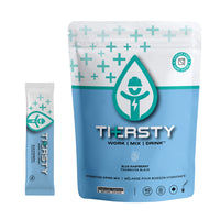 Thersty - Mélange pour boisson hydratante Thersty - Baies-Contient du sel de mer, des vitamines C, des vitamines B, des BCAA et des électrolytes essentiels