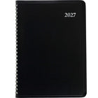Staples - Agenda hebdomadaire/mensuel 2027 - 8 3/4 po H x 6 7/8 po l - noir - bilingue-14 mois : décembre 2026 à janvier 2028