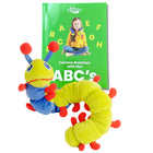 The Calm Caterpillar - Calmee la chenille et Calmee respire avec le livre ABC-Calmee, l'outil de respiration en peluche douce, permet aux enfants de vivre une expérience sensorielle tout en pratiquant la respiration