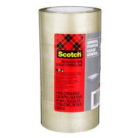 Scotch - Ruban d’emballage à usage général - 48 mm x 50 m - Transparent - 4 Rouleaux/Paquet-Parfait pour les expédition de boîtes plus légères et pour un usage général à la maison et au bureau.