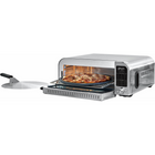 Salton - Pizzadesso four à pizza professionel avec friture à air - acier inoxyable-15 fonctions de cuisson préprogrammées : friteuse à air, rôtissoire, gril, grille-pain, bagel, four, réchaud, décongélation, fermentation, déshydrateur, pizza surgelée, légumes, frites, ailes de poulet et gâteau. 