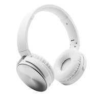 Casque d'écoute sans fil Polaroid, argent-Son stéréo sans fil haute définition, 3 réglages d'éclairage LED et écoute et contrôle de la musique sans fil