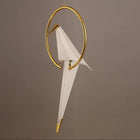 Plata Import - Lampe de plafond origami-Matériau PVC et fer