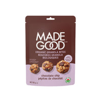 Made Good - Bouchees Granola Biologics Pepites De Chocolat - 100g - Paquet de 6-Certifié biologique