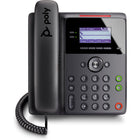 HP - Téléphone IP filaire à montage mural Poly Edge B10 - Noir-Écran LCD 2,8" en niveaux de gris