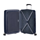 American Tourister - Surftime Spinner - Moyen - bleu métallique-La poignée de tirage à plusieurs positions vous permet de régler la hauteur pour avoir une expérience plus confortable.