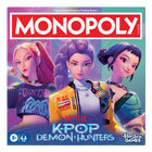 Hasbro Gaming - Monopoly K Pop Demon Hunters-Le jeu ultime pour les fans de kpop demon hunters : rassemblez des fans, interprétez des tubes et devenez une star huntr/x dans l'édition monopoly : KPop Demon Hunters ! Retrouvez les personnages, les lieux et les thèmes du film d'animation Netflix